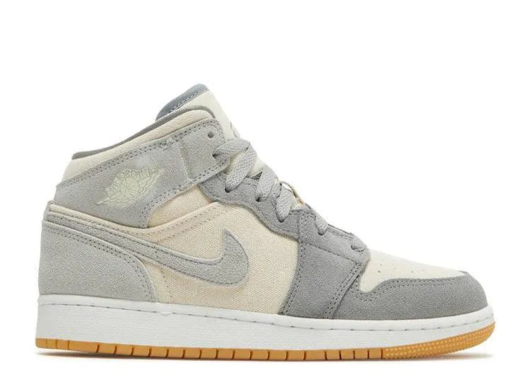 Air Jordan 1 Mid Coconut Milk (GS) - HIDEOUT