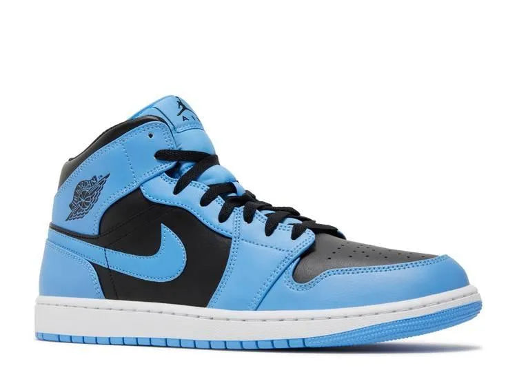 Air Jordan 1 Mid University Blue Black - HIDEOUT