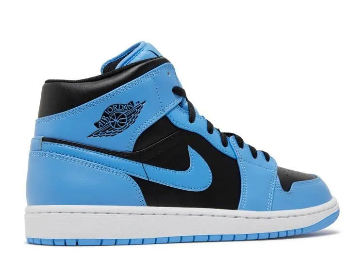 Air Jordan 1 Mid University Blue Black - HIDEOUT