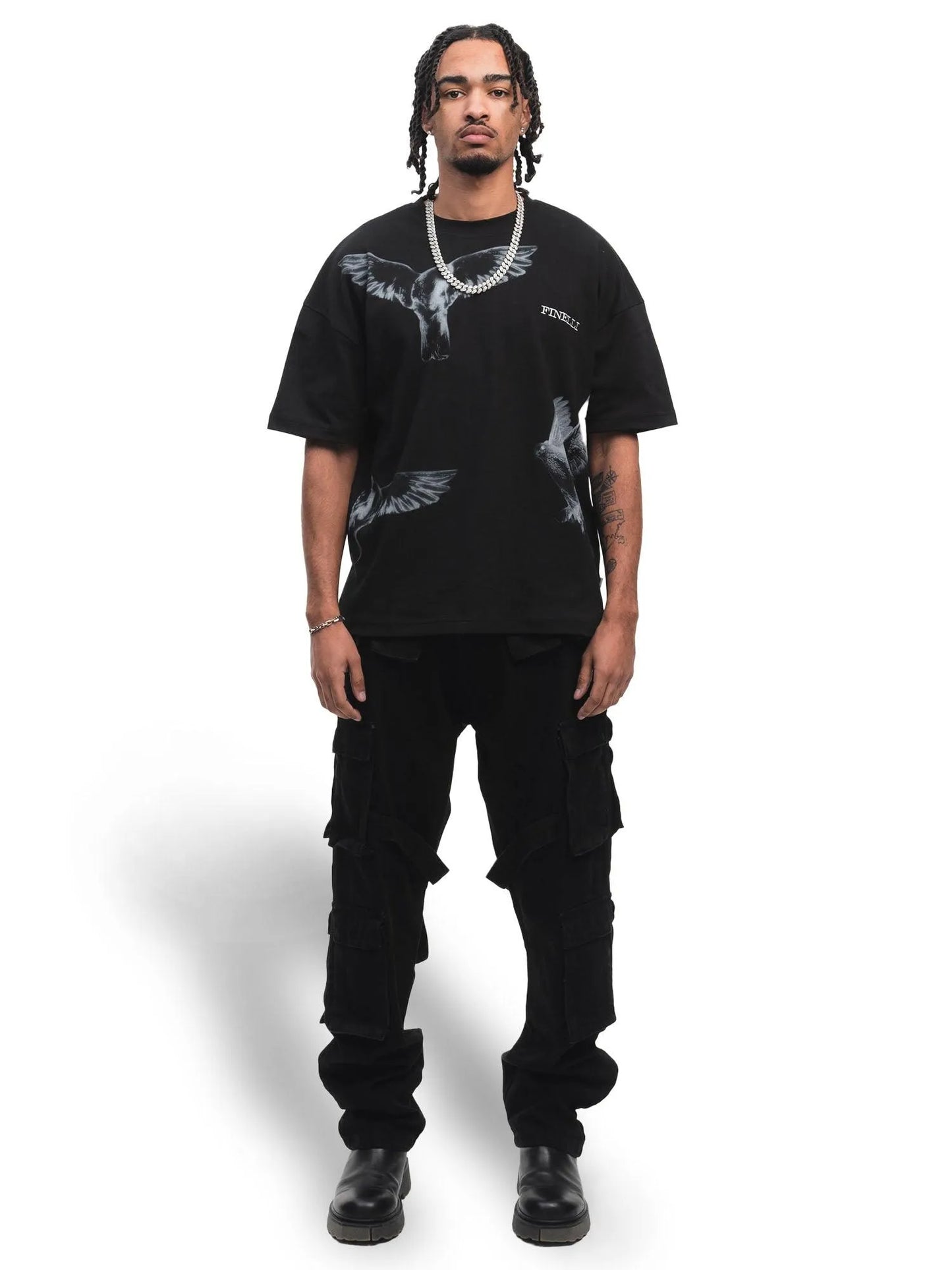 FINELLI Black Cargos - HIDEOUT