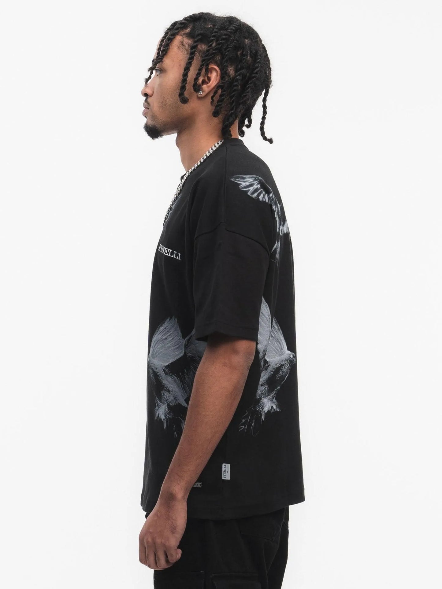 FINELLI Free Birds Black T-Shirt - HIDEOUT