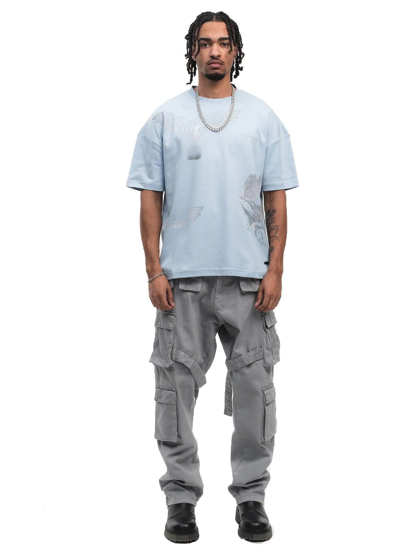 FINELLI Free Birds Blue T-Shirt - HIDEOUT