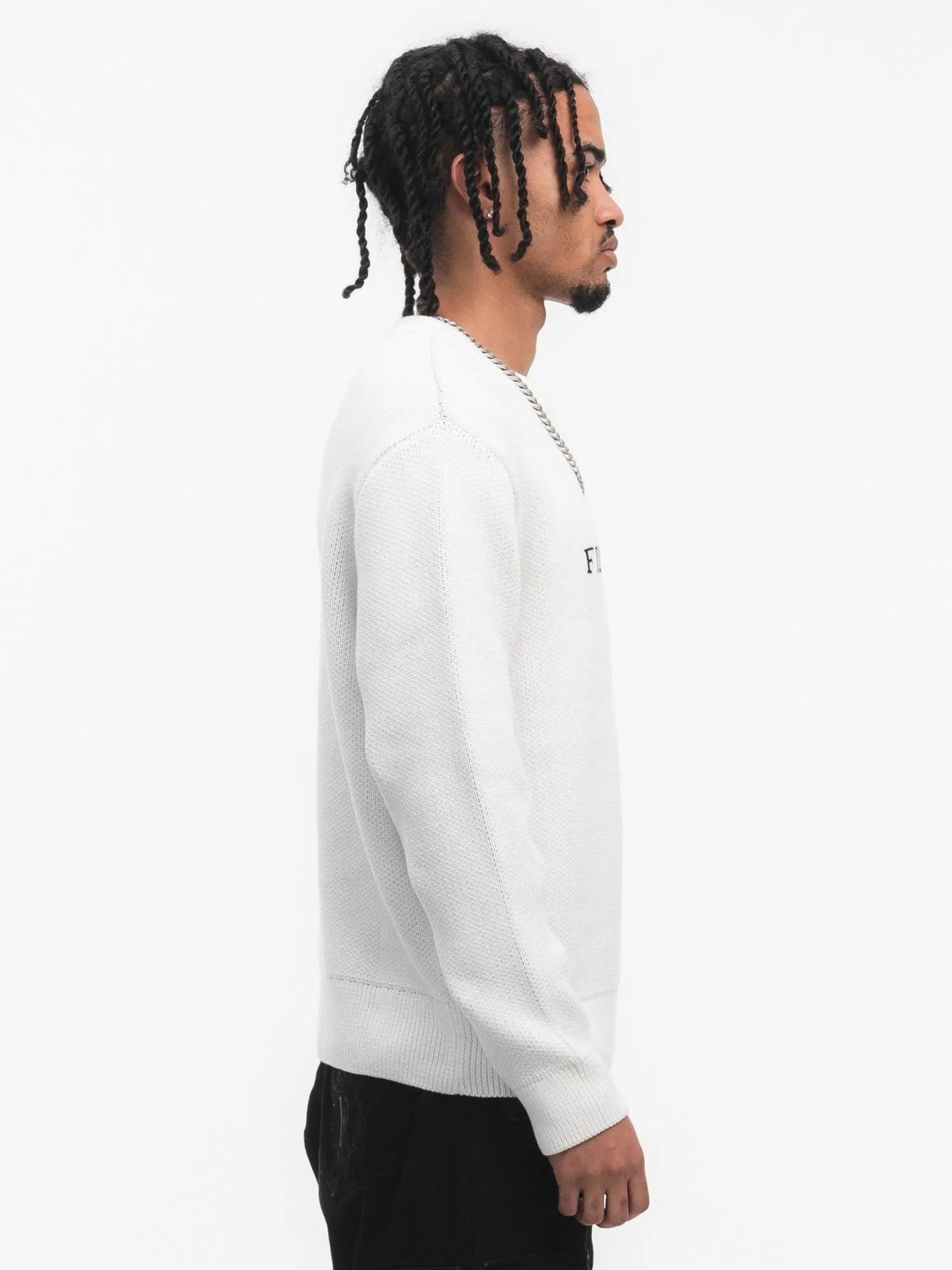 FINELLI Free Birds Knit Sweater White - HIDEOUT
