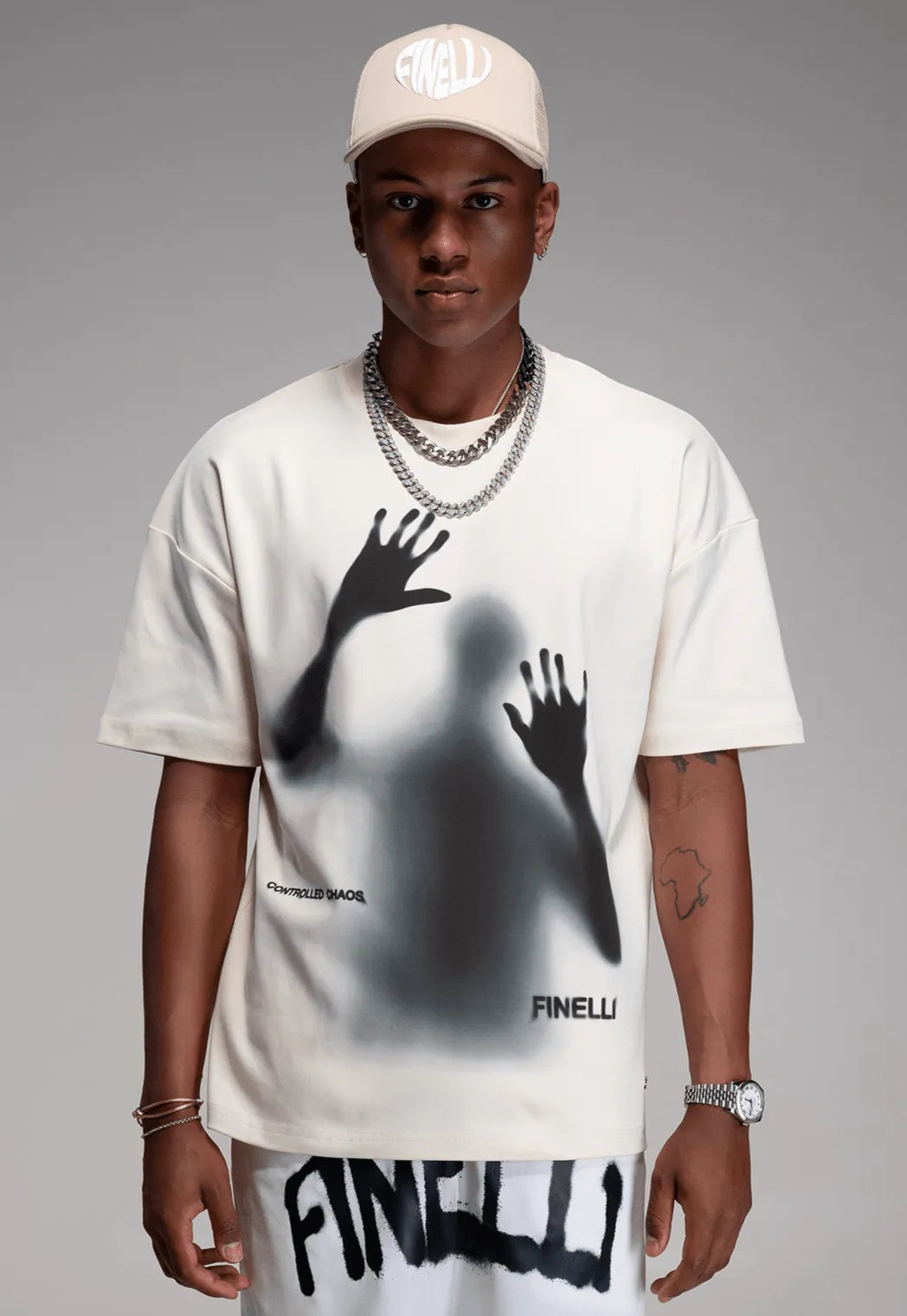 FINELLI Locked Man Artwork T-Shirt - HIDEOUT