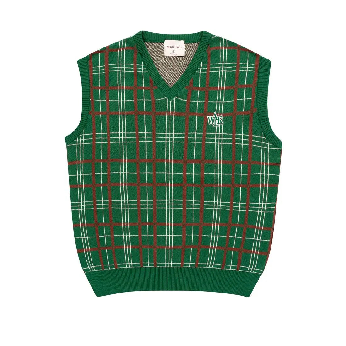 LE GILET SANS MANCHE VERT - HIDEOUT