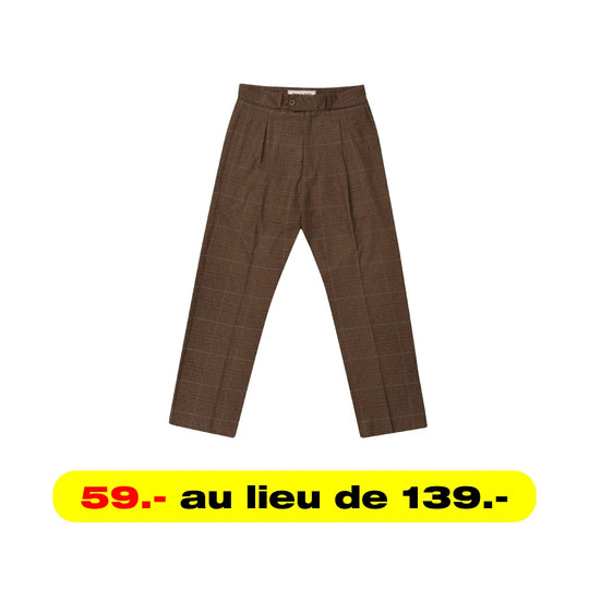 LE PANTALON DE PAPI CARREAUX