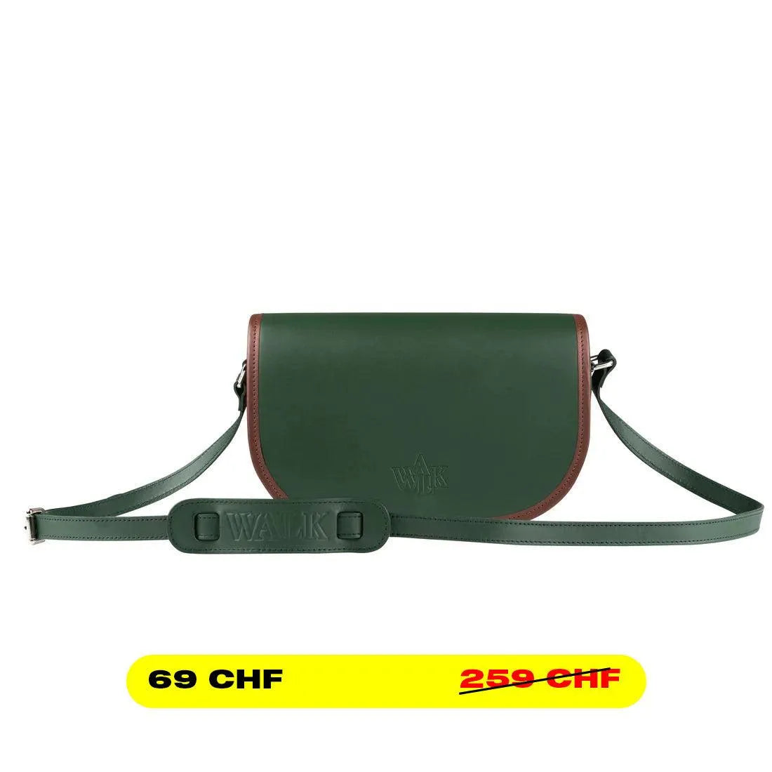 SPAZIERGANG IN PARIS GRÜNE TASCHE