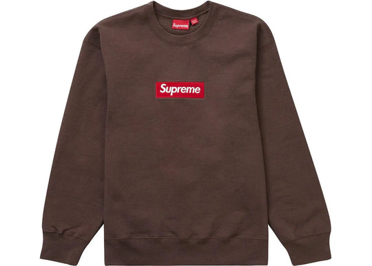 Supreme Crewneck Box Logo Brown