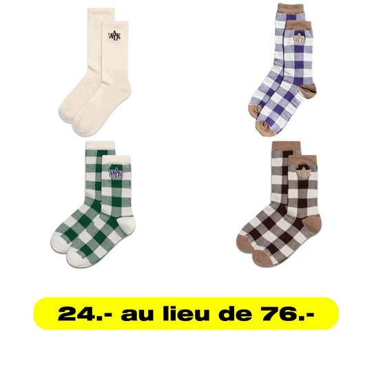 WALK IN PARIS Chaussettes Bundle 4 pièces