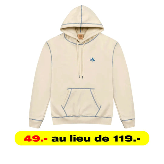 WALK IN PARIS HOODIE-OVERJET BEIGE