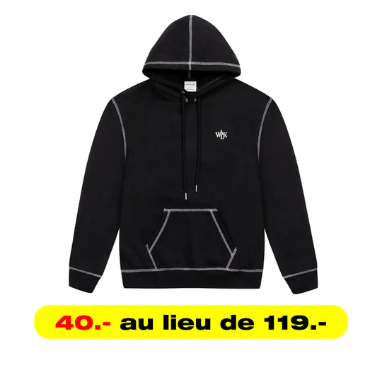 WALK IN PARIS HOODIE-OVERJET SCHWARZ