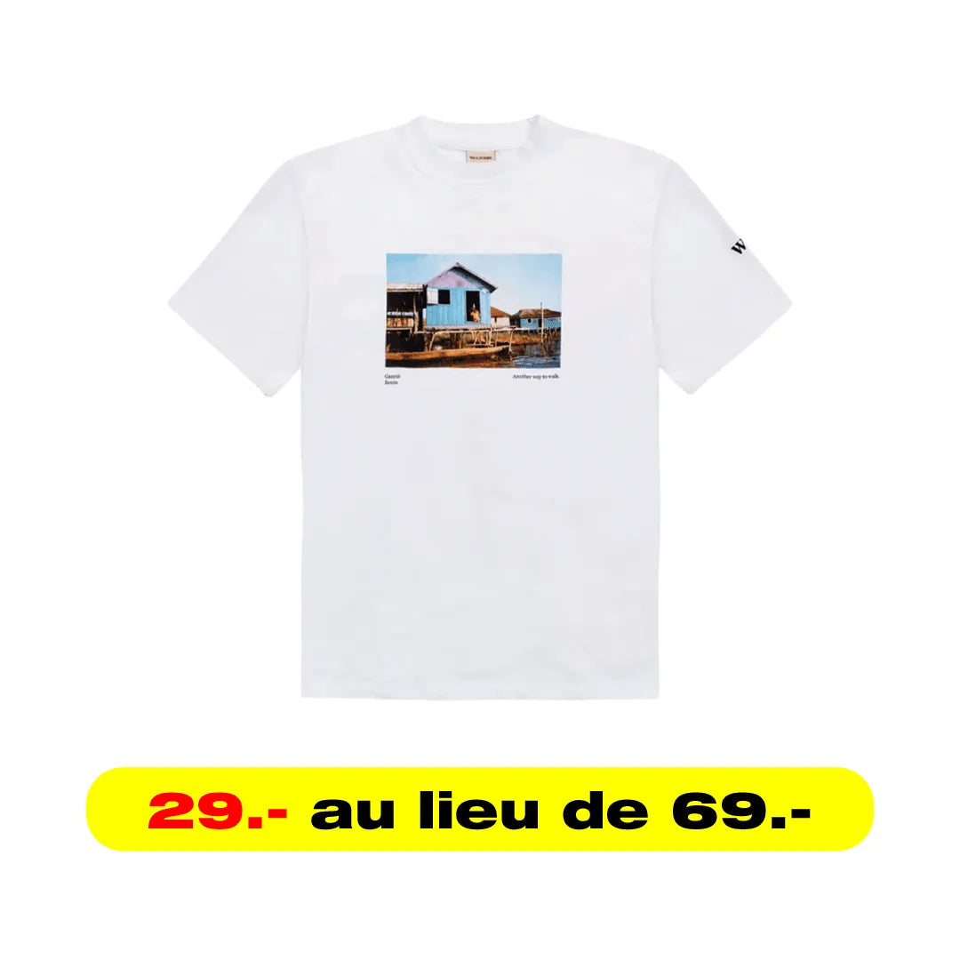 WALK IN PARIS T-SHIRT BLANC BENIN - HIDEOUT