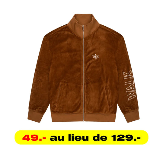 WALK IN PARIS VESTE VELOURS MARRON