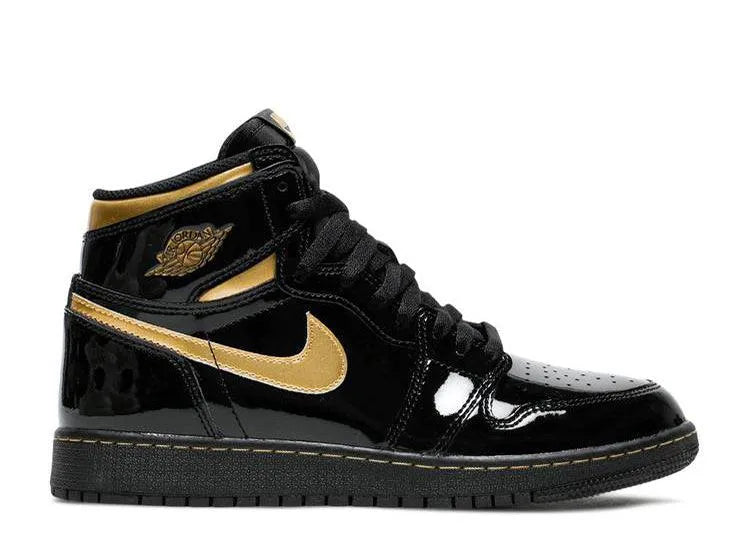Air Jordan 1 High Black Metallic Gold - HIDEOUT