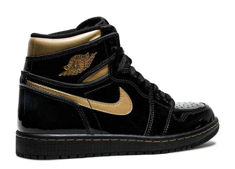 Air Jordan 1 High Black Metallic Gold - HIDEOUT