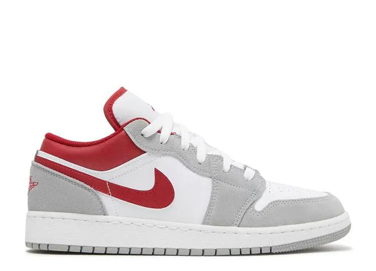 Air Jordan 1 Low Smoke Grey Gym Red (GS) - HIDEOUT