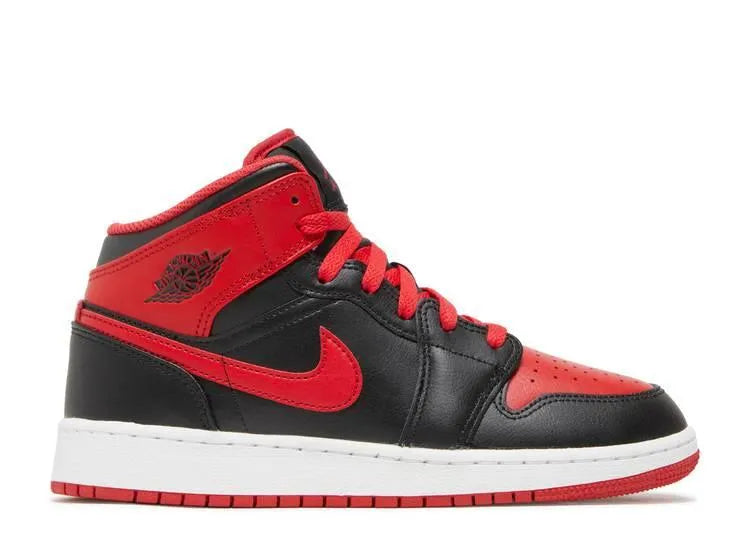 Air Jordan 1 Mid Alternate Bred 2022 (GS) - HIDEOUT