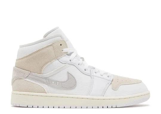 Air Jordan 1 Mid Craft White Sail