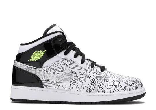 Air Jordan 1 Mid DIY (GS)