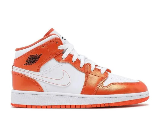 Air Jordan 1 Mid Electro Orange (GS)