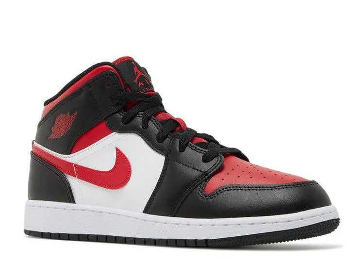 Air Jordan 1 Mid Fire Red (GS) - HIDEOUT