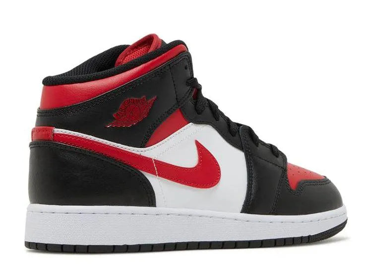 Air Jordan 1 Mid Fire Red (GS) - HIDEOUT