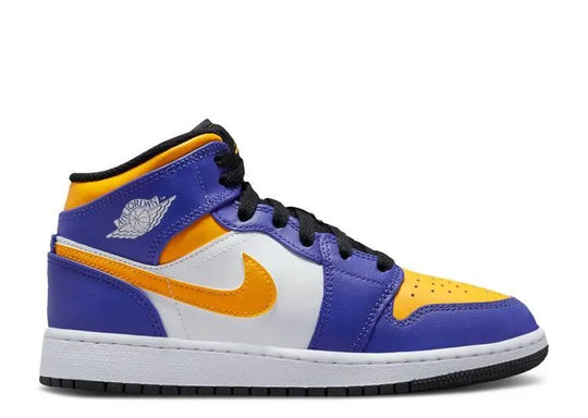Air Jordan 1 Mid Lakers (GS)