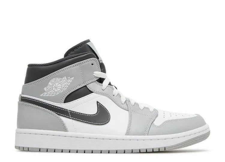 Air Jordan 1 Mid Light Smoke Grey Anthracite - HIDEOUT