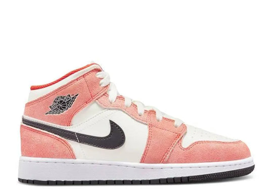 Air Jordan 1 Mid Orange Suede (GS)