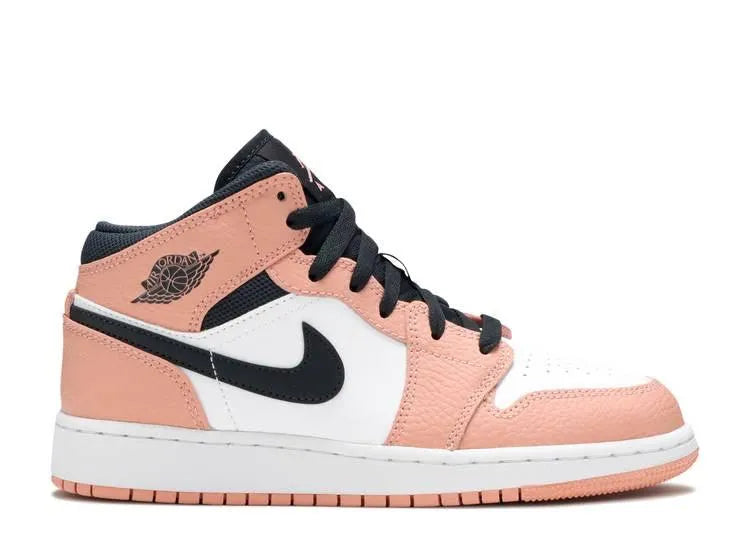 Air Jordan 1 Mid Pink Quartz (GS) - HIDEOUT
