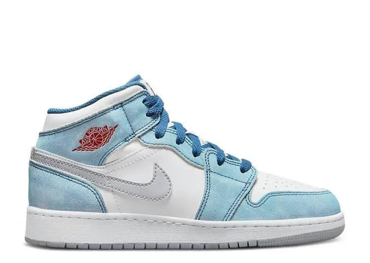 Air Jordan 1 Mid Stealth French Blue (GS)