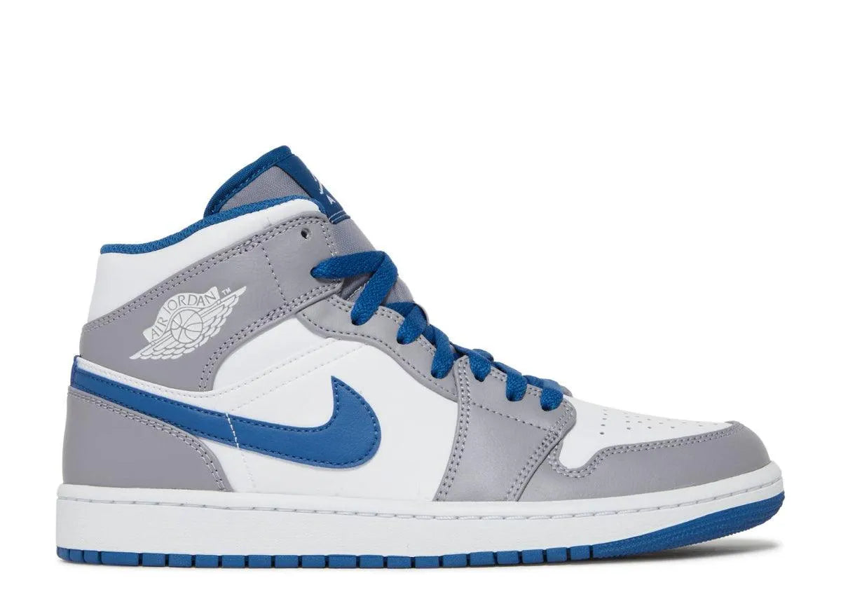 Air Jordan 1 Mid True Blue Cement - HIDEOUT