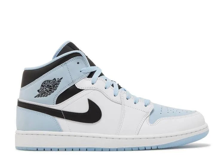 Air Jordan 1 Mid White Ice Blue - HIDEOUT