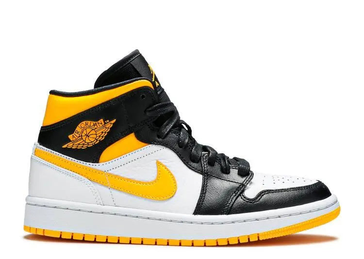 Air Jordan 1 Mid White Laser Orange - HIDEOUT