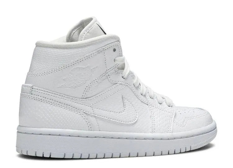 Air Jordan 1 Mid White Snake (W) - HIDEOUT