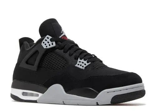 Air Jordan 4 Black Canvas - HIDEOUT