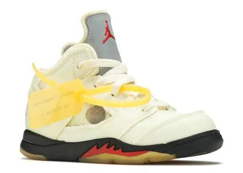 Air Jordan 5 x Off-White Sail (TD) - HIDEOUT