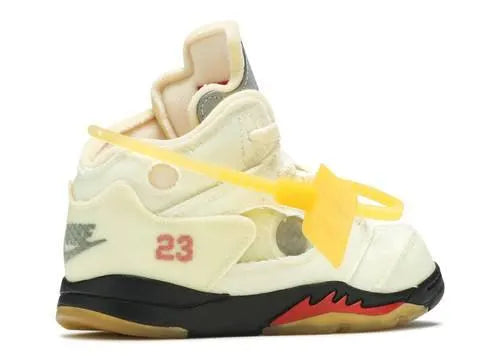 Air Jordan 5 x Off-White Sail (TD) - HIDEOUT
