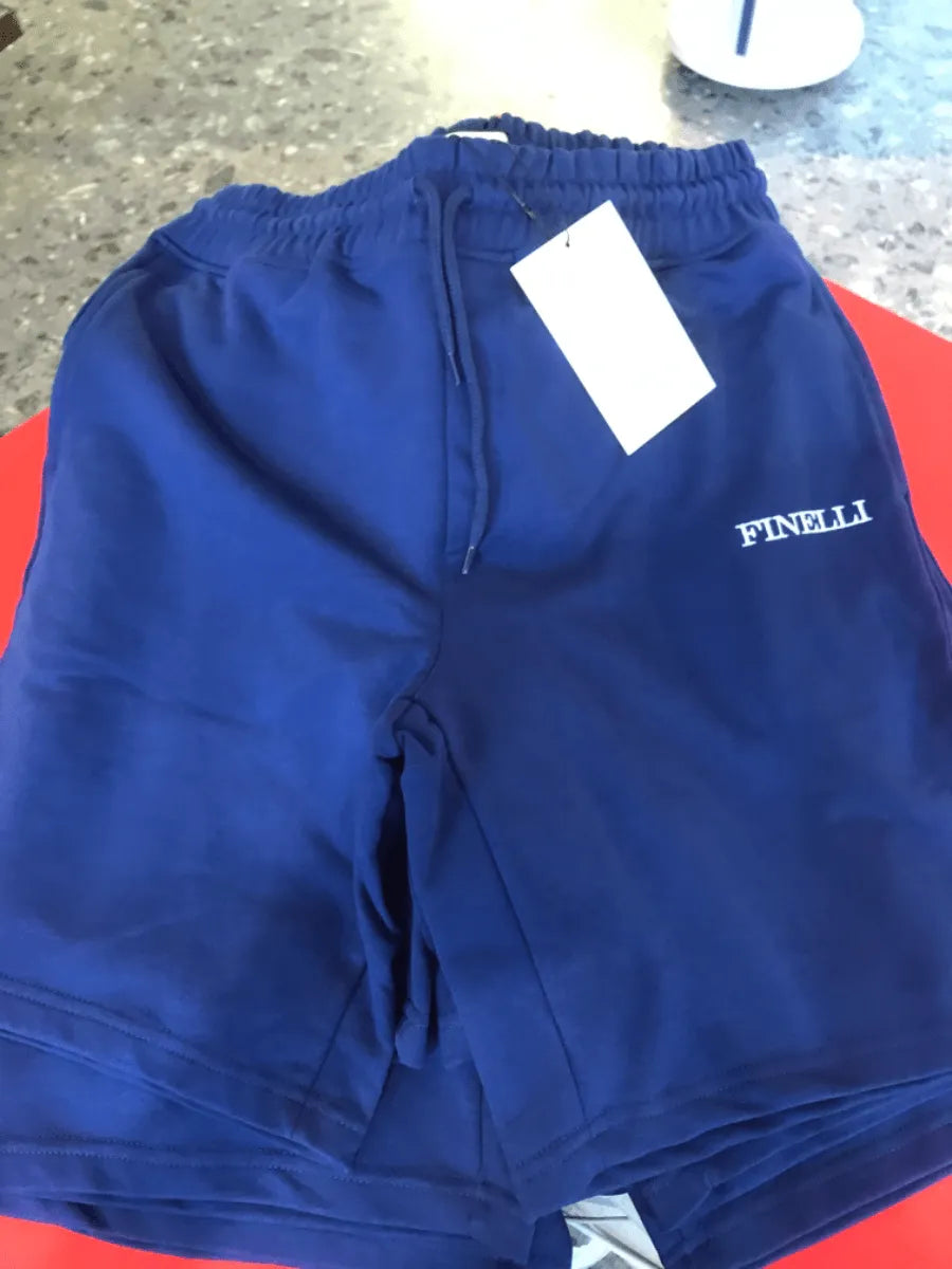 Kaws Finelli Shorts Navy - HIDEOUT