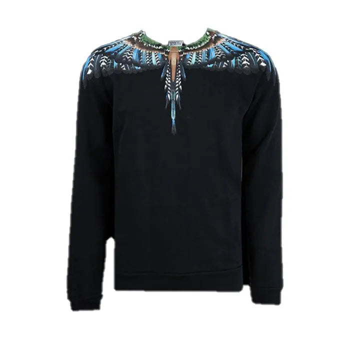 Marcelo Burlon Pull Noir - HIDEOUT