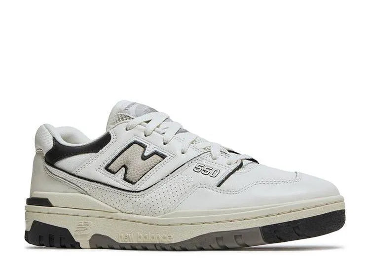 New Balance 550 Cream Black - HIDEOUT