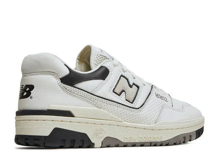 New Balance 550 Cream Black - HIDEOUT