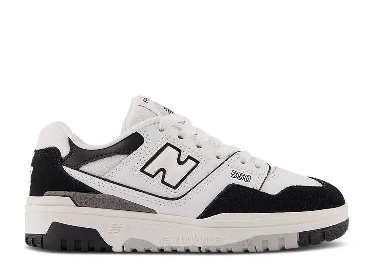 New Balance 550 White Black Rain Cloud - HIDEOUT