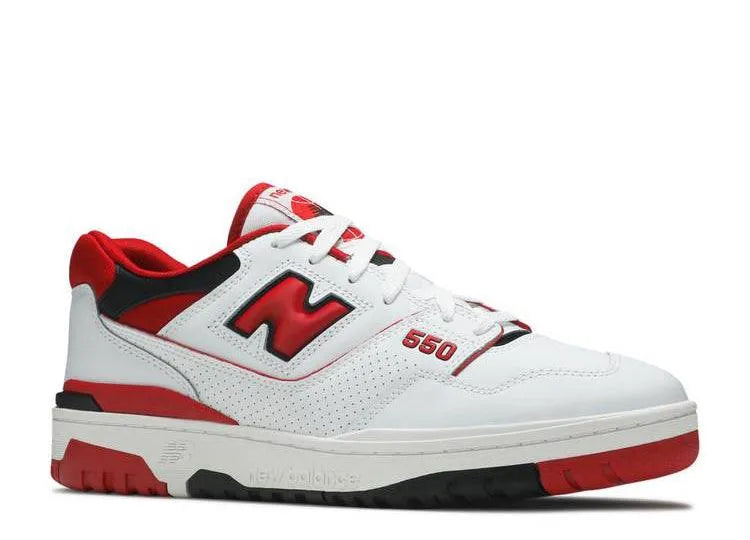 New Balance 550 White Red - HIDEOUT
