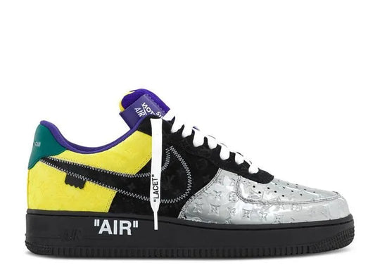 Nike Air Force 1 Louis Vuitton Black Metallic