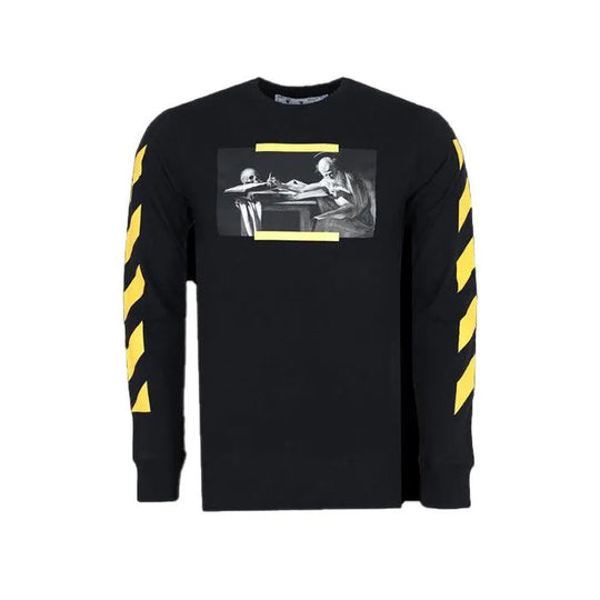 Off-White Longsleeve Caravaggio Schwarz