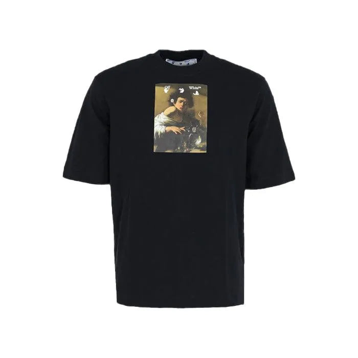 Off-White T-Shirt Caravaggio Noir - HIDEOUT