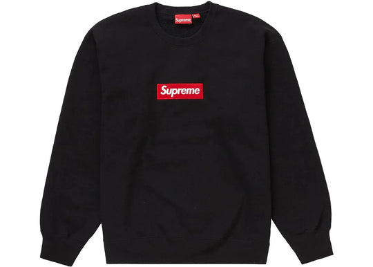 Supreme Crewneck Box Logo Black FW22
