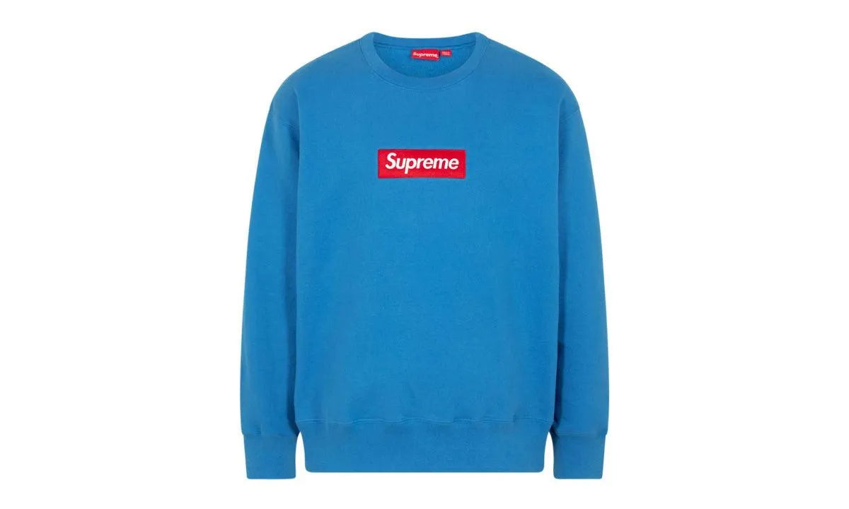 Supreme Crewneck Box Logo Blue FW22 - HIDEOUT