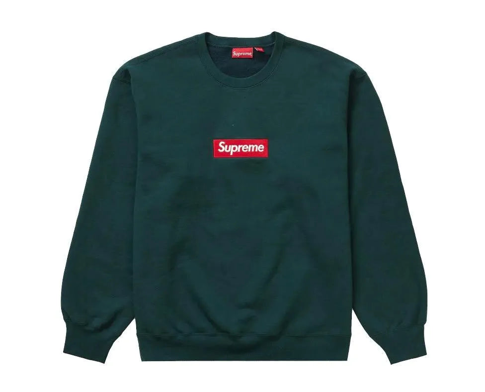 Supreme Crewneck Box Logo Crewneck Box Logo Green FW22 - HIDEOUT